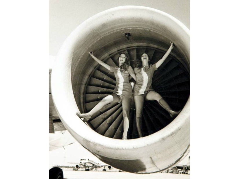 Flight attendants of the 60s were supposed to be sexy and lonely