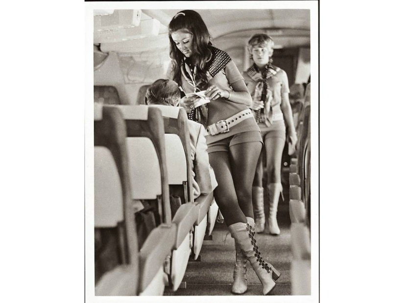 Flight attendants of the 60s were supposed to be sexy and lonely