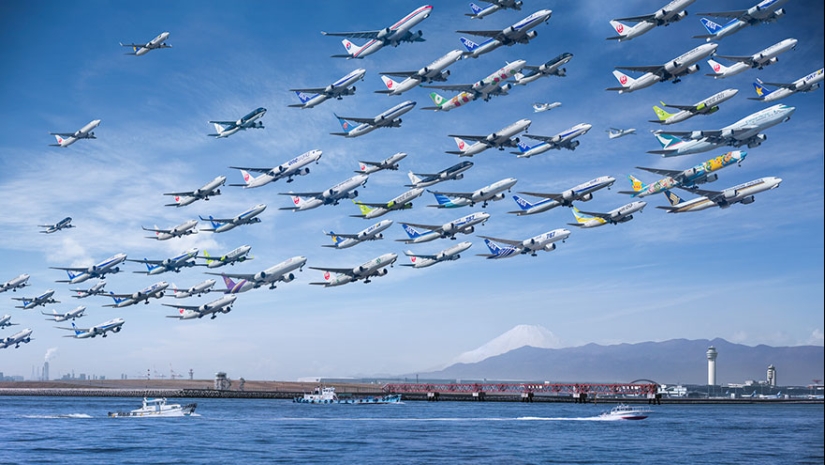 Flocks of iron birds: what traffic flows look like at airports around the world