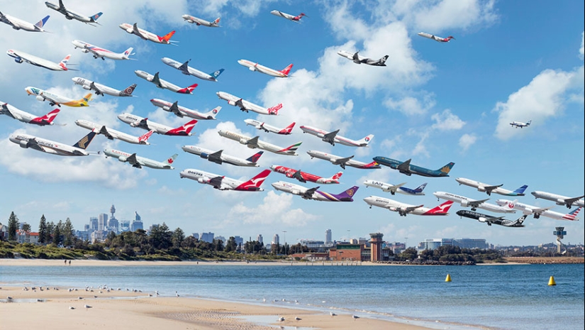 Flocks of iron birds: what traffic flows look like at airports around the world