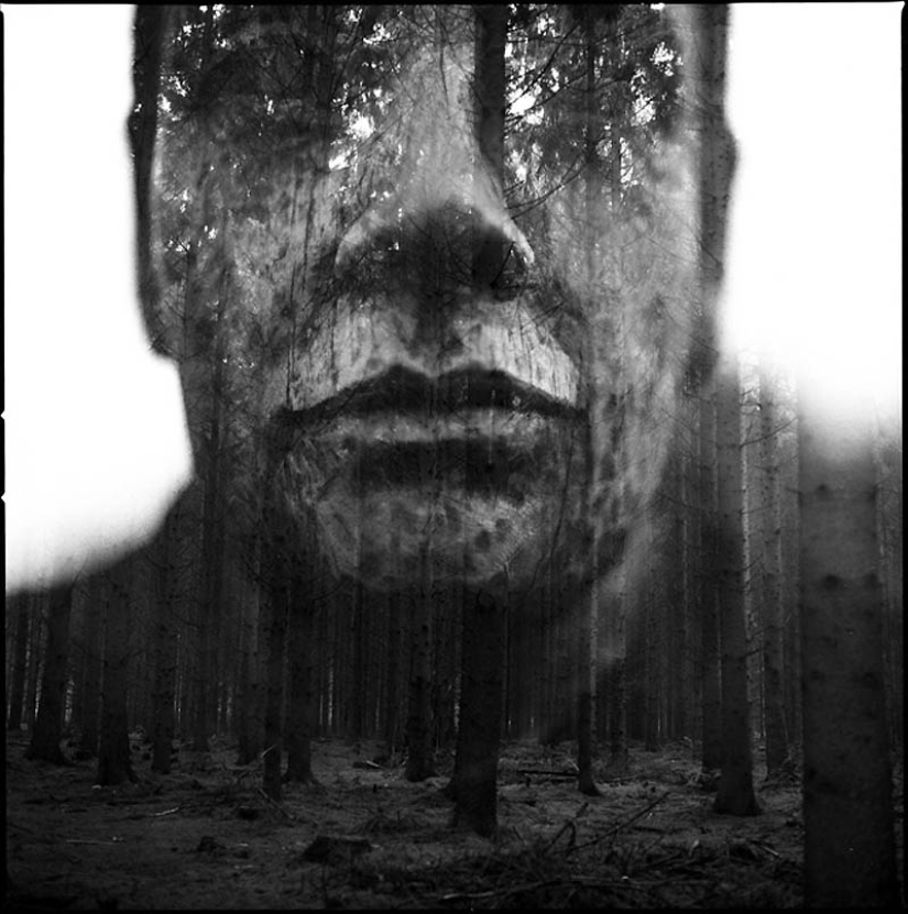 Florian Imgrund's analog photographs with double exposure