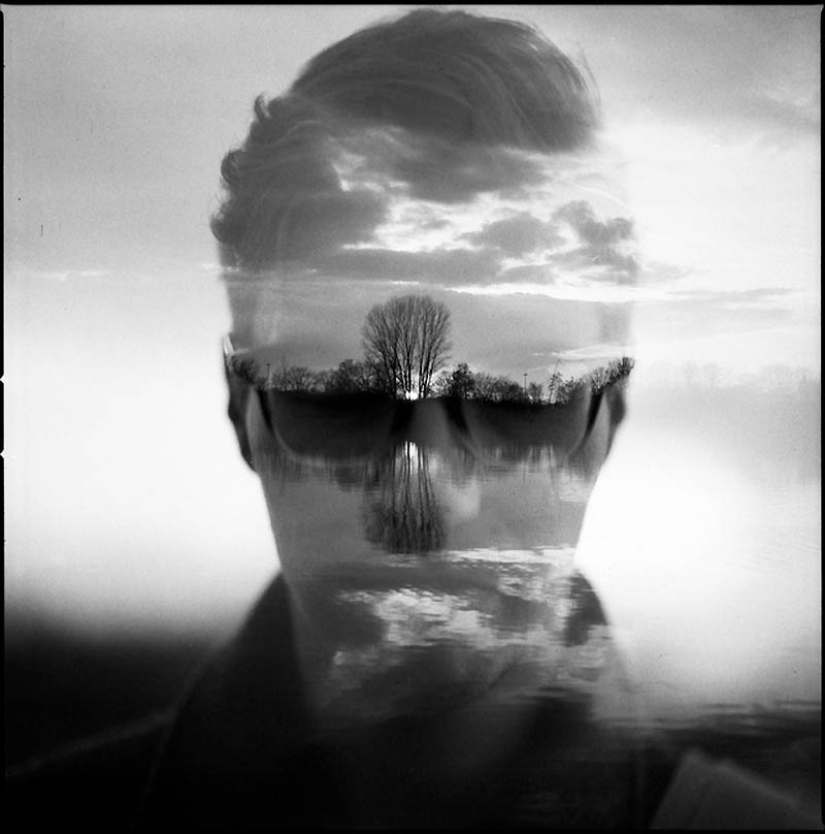 Florian Imgrund's analog photographs with double exposure