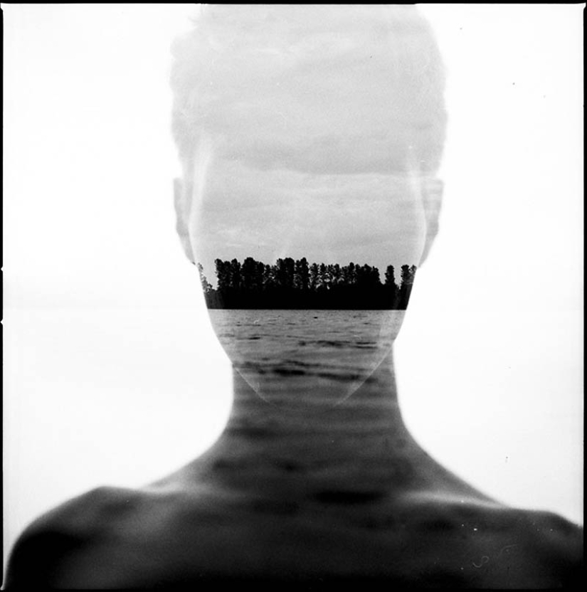 Florian Imgrund's analog photographs with double exposure