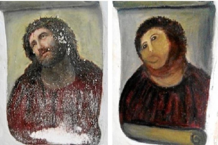 "Fluffy Jesus" and 8 more fatal mistakes of restorers