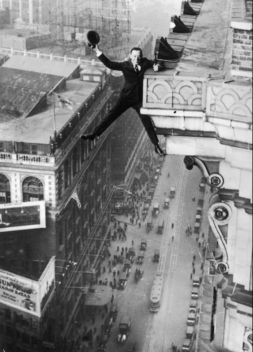 "Fly Man" Harry Gardiner, who conquered 700 skyscrapers without insurance