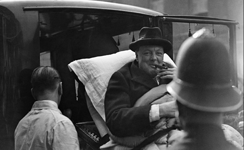 Foie gras, oysters, cognacs, cigars - what did Winston Churchill indulge himself with during the war