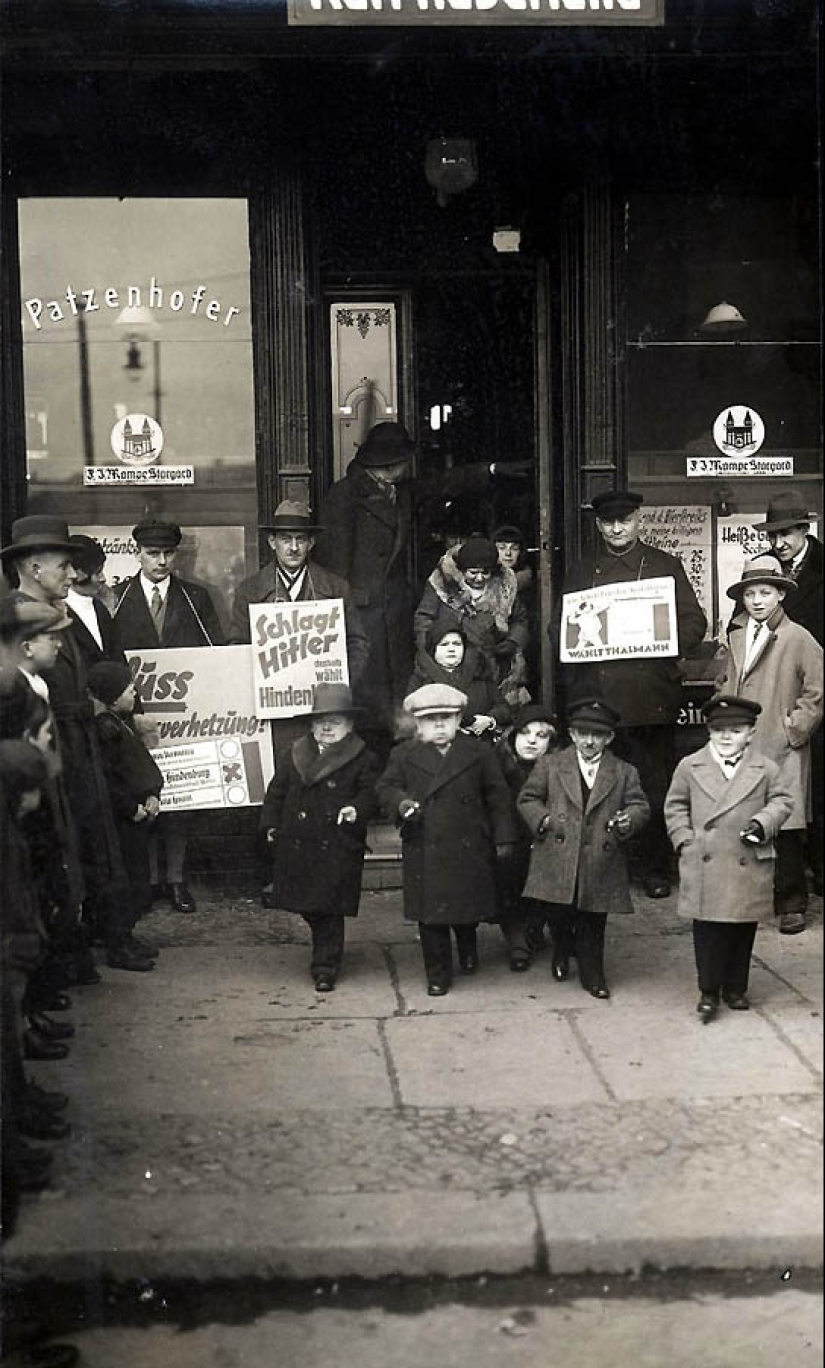 Foto retro: De la vida de los liliputienses.