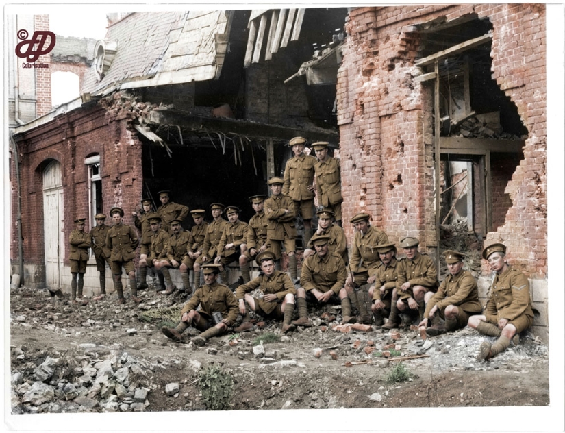 Fotografías en color de la Primera Guerra Mundial que fueron tomadas como si ayer