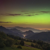 Fotografié el espectáculo cósmico más hermoso sobre Polonia y Eslovaquia