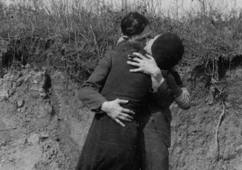 Fotos de la verdadera Bonnie y Clyde, tomadas en 1933