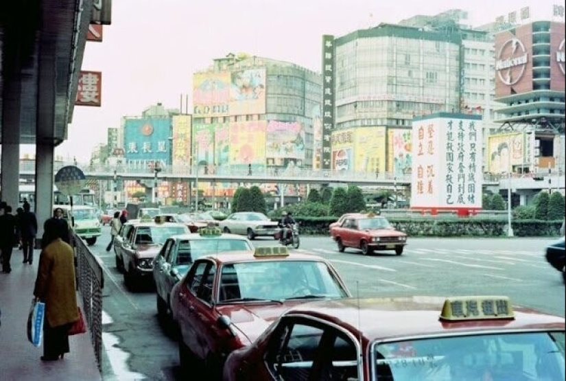 Fotos retro del colorido Taiwán de finales de la década de 1970