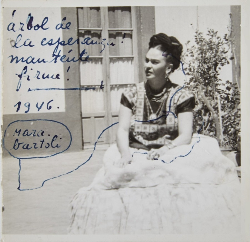 Fotos y cartas de amor secretas de Frida Kahlo