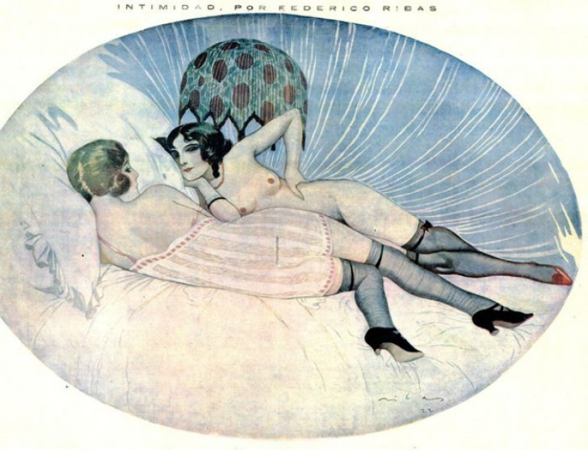 Frank and daring Spain in the illustrations of the 1900s