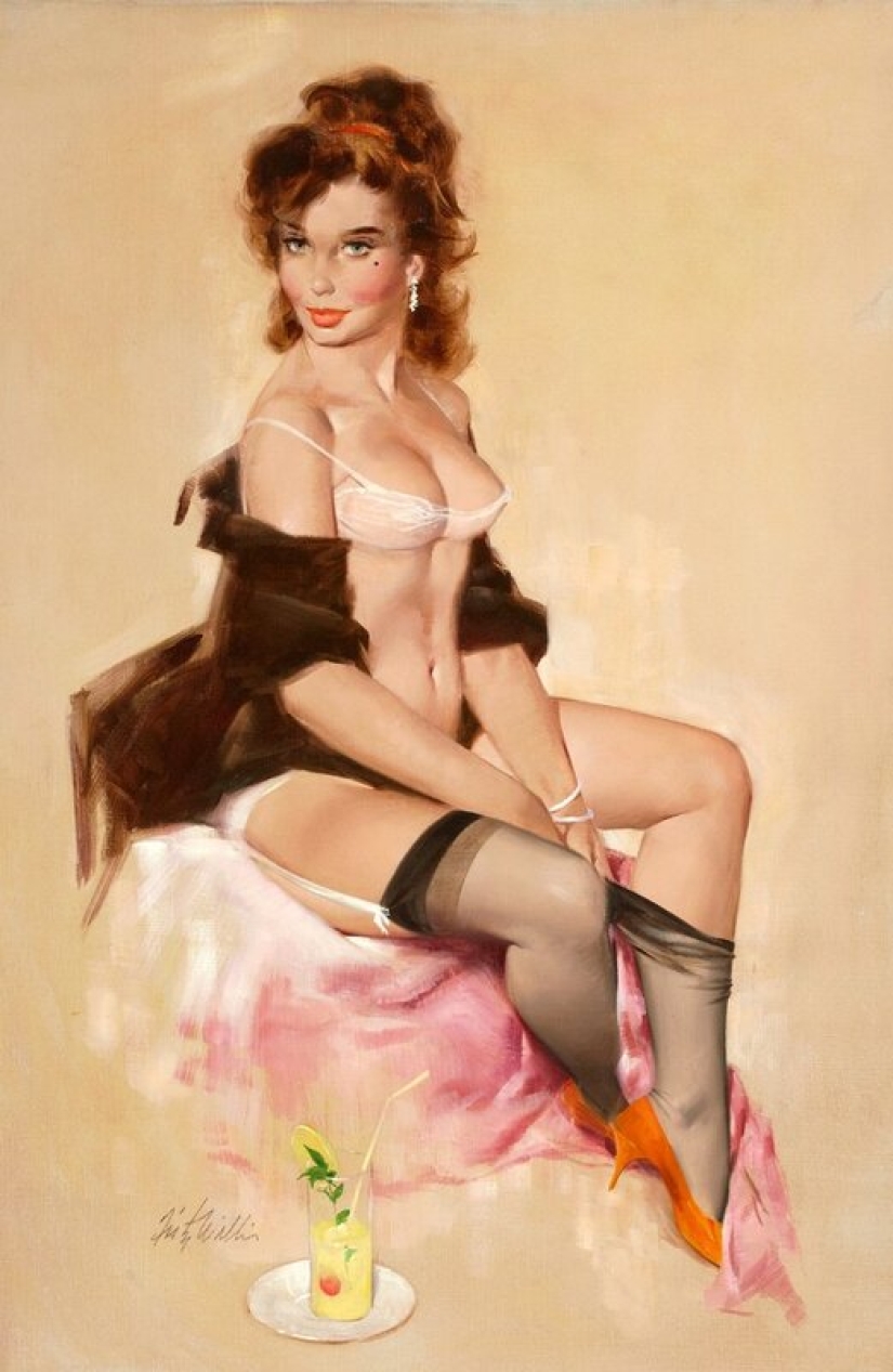 Fritz Willis y su pin-up celebran el encanto femenino