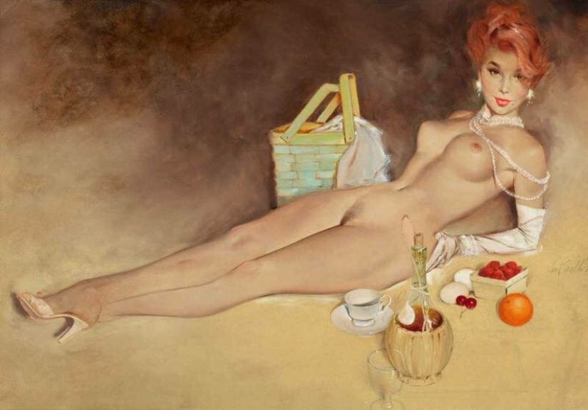 Fritz Willis y su pin-up celebran el encanto femenino