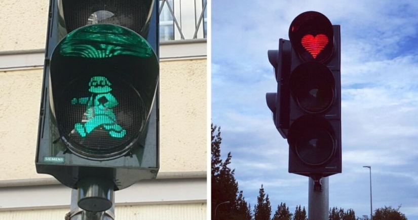 From hearts to Karl Marx: 13 unusual traffic signals from around the world