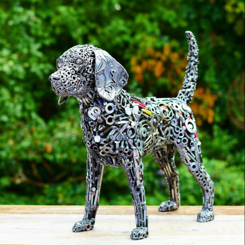 From Scrap To Sculptures: 15 Impressive Works Of Art Made By This Artist