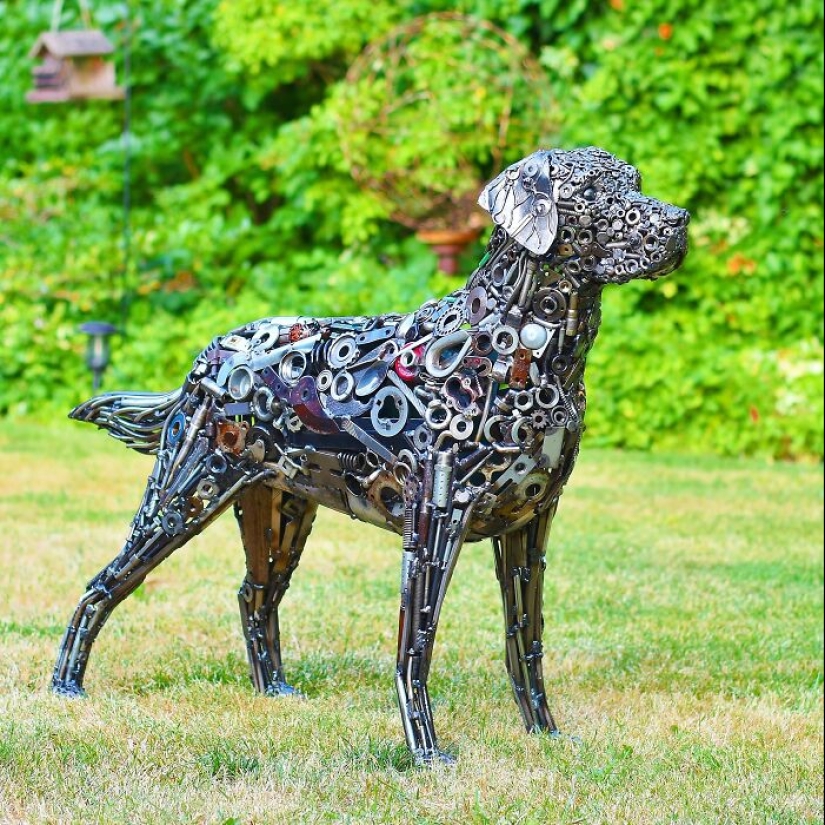 From Scrap To Sculptures: 15 Impressive Works Of Art Made By This Artist