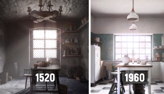 From the boiler to the minimalism: the designers showed how to change a kitchen for 500 years