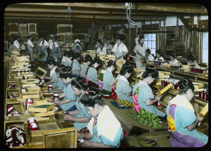 From the Bush to the consumer: how did the production of tea in Japan and the beginning of XX century
