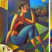 Full of temptation paintings by the Russian avant-garde artist Georgy Kurasov