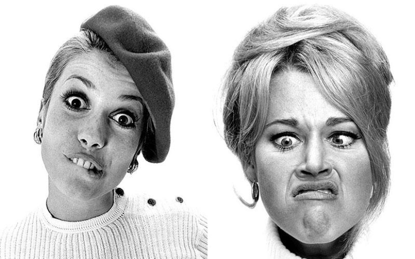 Funny Faces: Funny Faces of Celebrities from the 1960s by Willy Rizzo