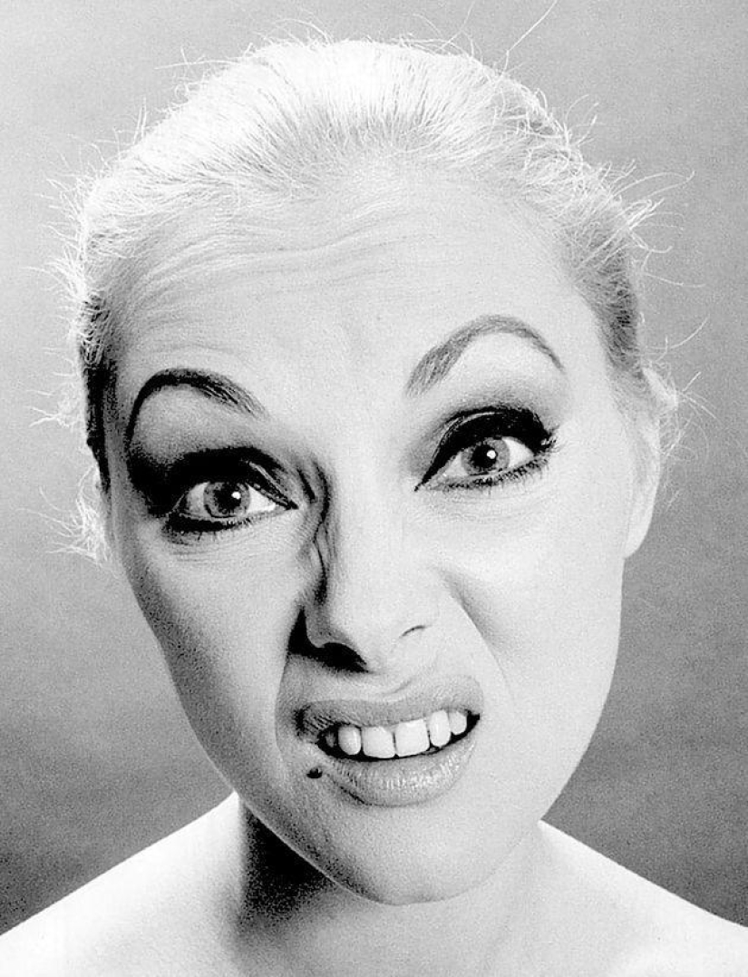 Funny Faces: Funny Faces of Celebrities from the 1960s by Willy Rizzo