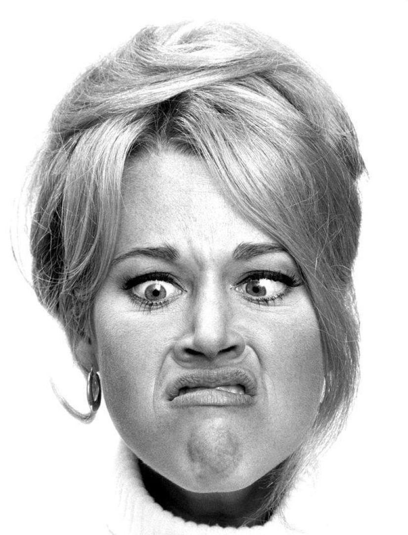 Funny Faces: Funny Faces of Celebrities from the 1960s by Willy Rizzo