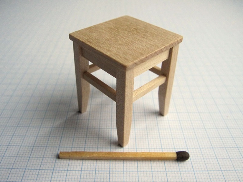 Furniture for a doll house with your own hands