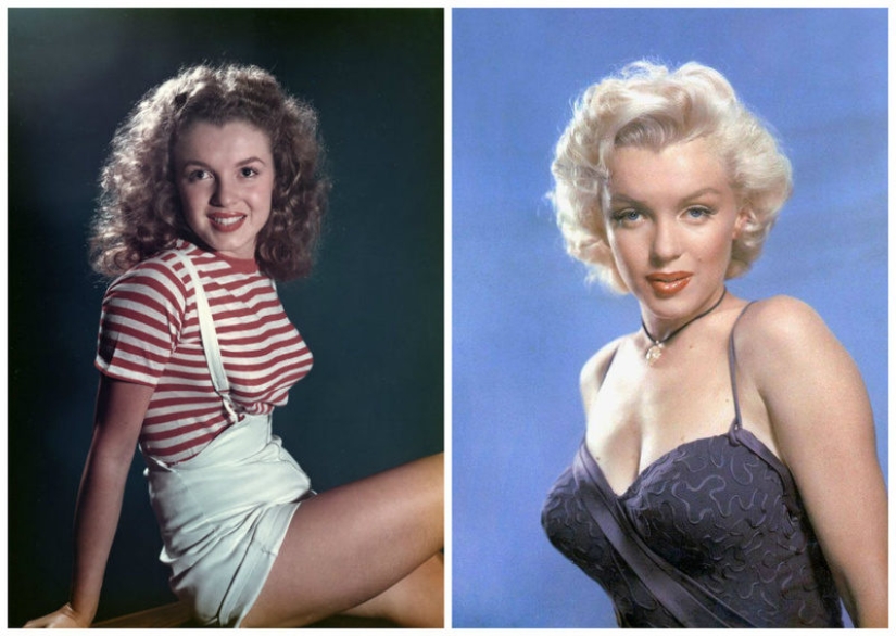 Gentlemen prefer: 10 famous blondes who once changed their hair color