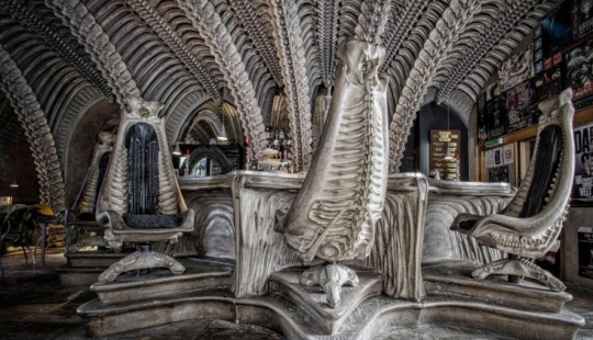 Giger Bar is the most creepy drinking establishment in Europe