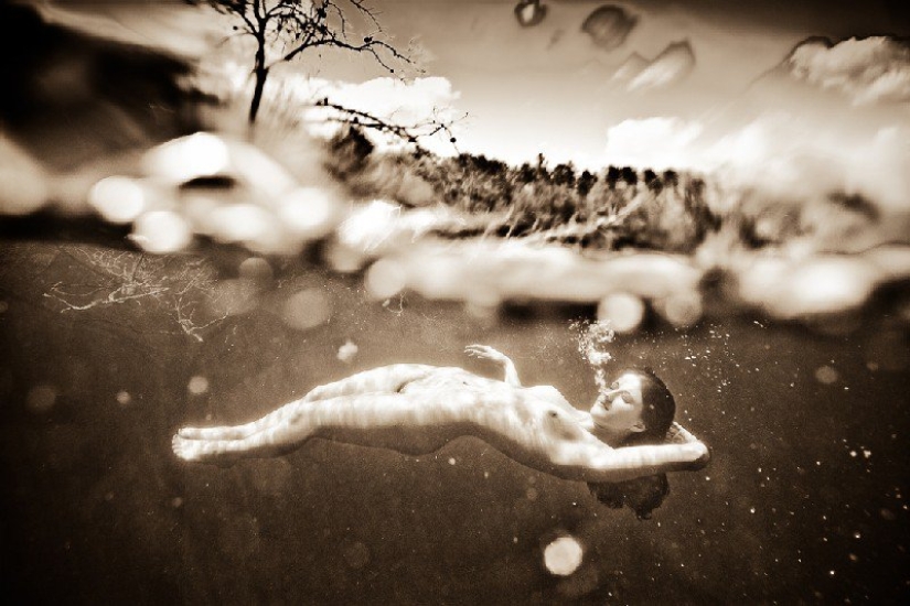 Girls and the absorbing water element by Neil Craver