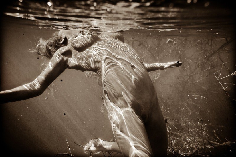 Girls and the absorbing water element by Neil Craver