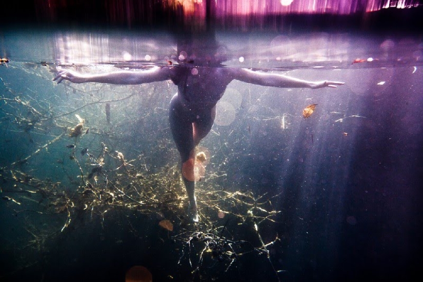 Girls and the absorbing water element by Neil Craver