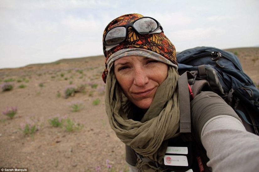 Go, Sarah, go: un viajero de Suiza caminó 16 mil km y cruzó dos continentes