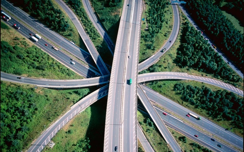 Great Britain from a bird's eye view