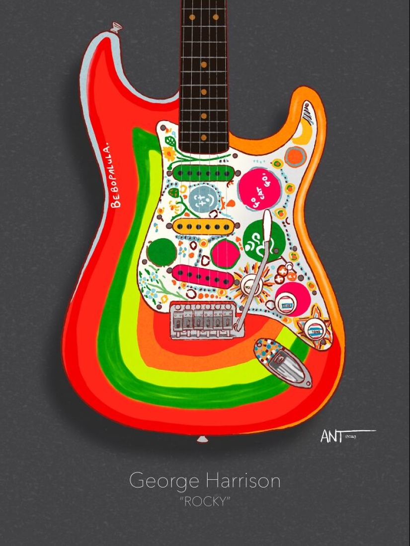 “GuitARTist”: 17 Iconic Guitars Of Hendrix, Clapton, And More