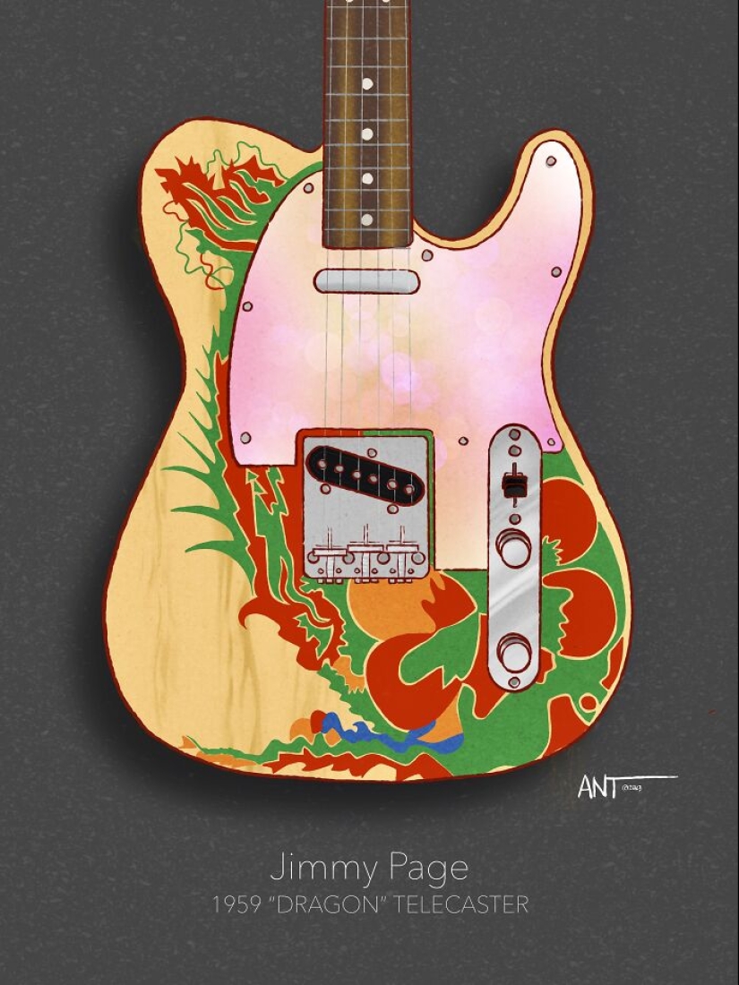 “GuitARTist”: 17 Iconic Guitars Of Hendrix, Clapton, And More