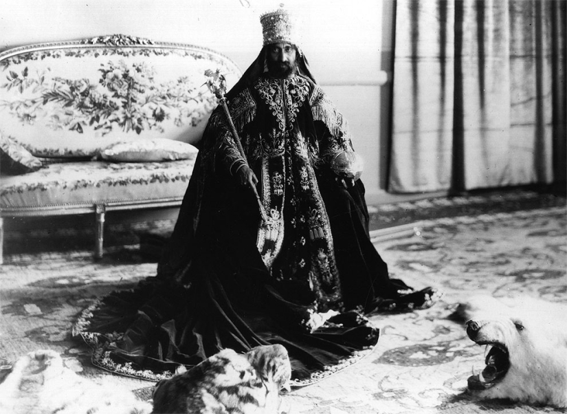 Haile Selassie: el último emperador de Etiopía, descendiente del rey Salomón y de la reina de Saba.