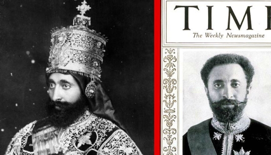 Haile Selassie: el último emperador de Etiopía, descendiente del rey Salomón y de la reina de Saba.