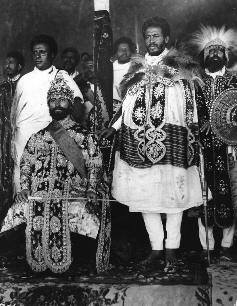 Haile Selassie was the last emperor of Ethiopia, a descendant of King Solomon and the Queen of Sheba