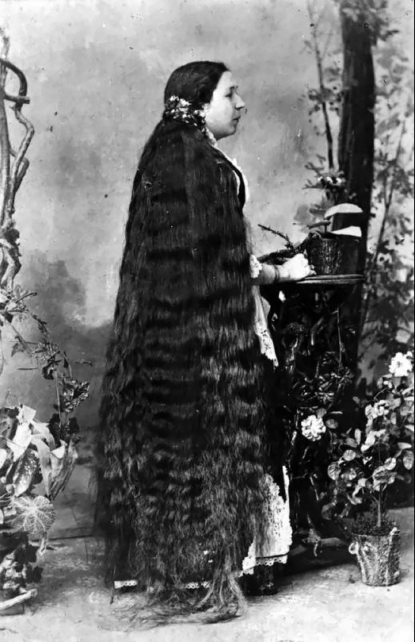 Hair lifetime: beauties of the Victorian era, which never had a haircut