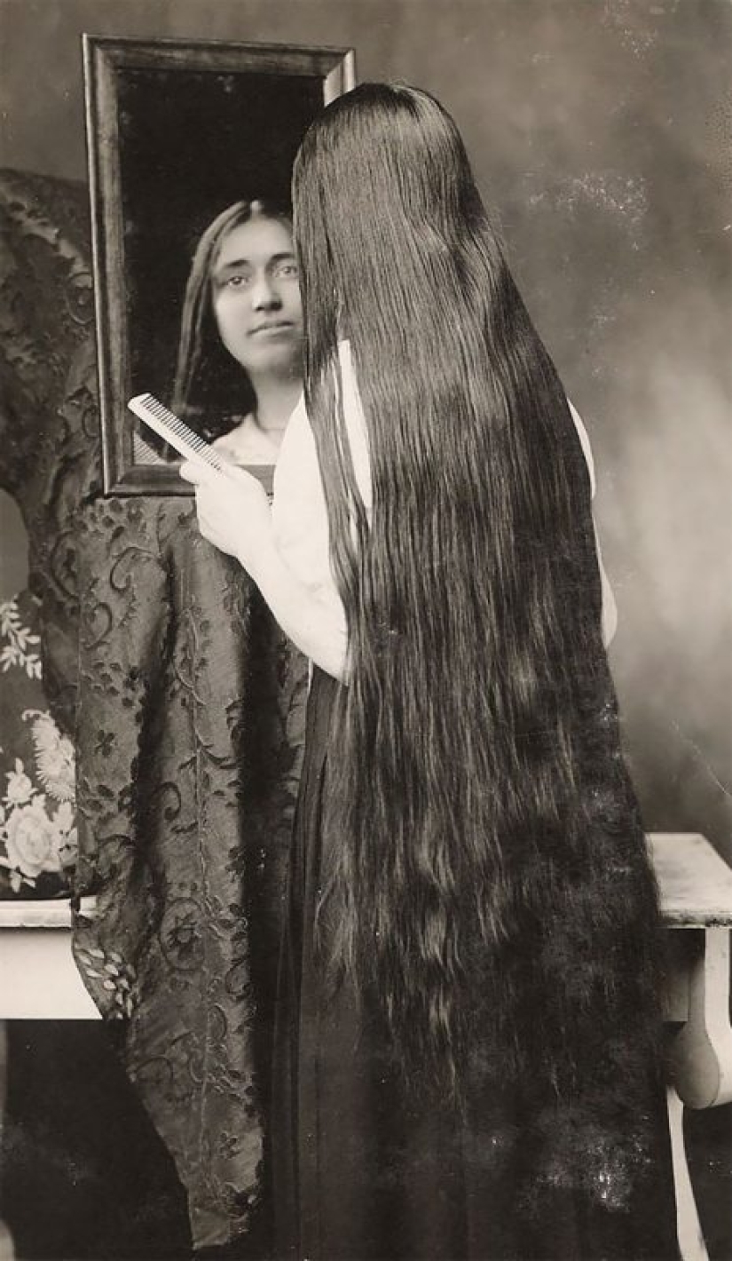 Hair lifetime: beauties of the Victorian era, which never had a haircut