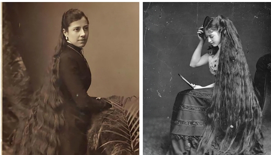 Hair lifetime: beauties of the Victorian era, which never had a haircut