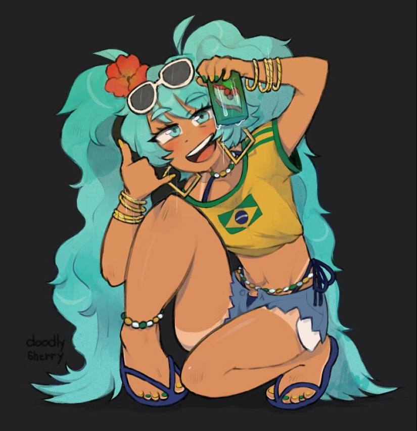 Hatsune Miku Gets A Global Makeover As Artists Reimagine Her After Brazilian Trend