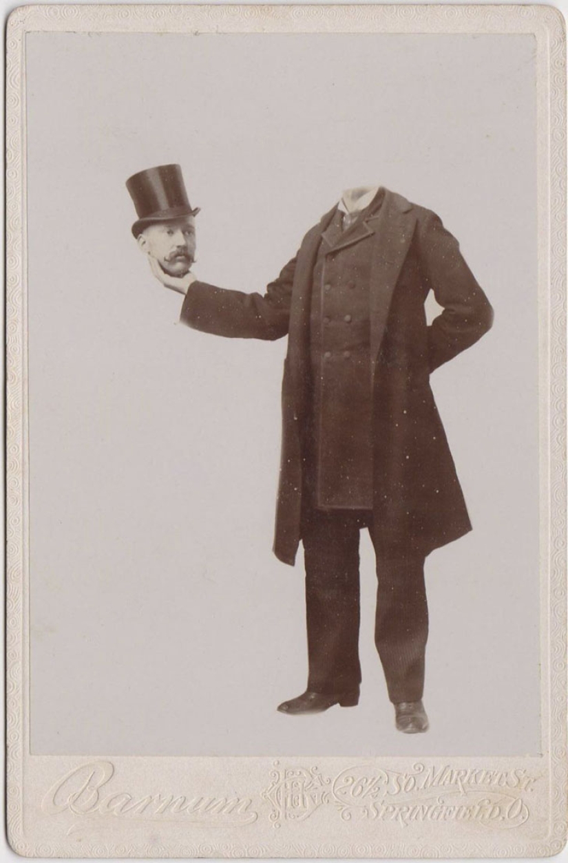 Headless photoshop of the beginning of the last century