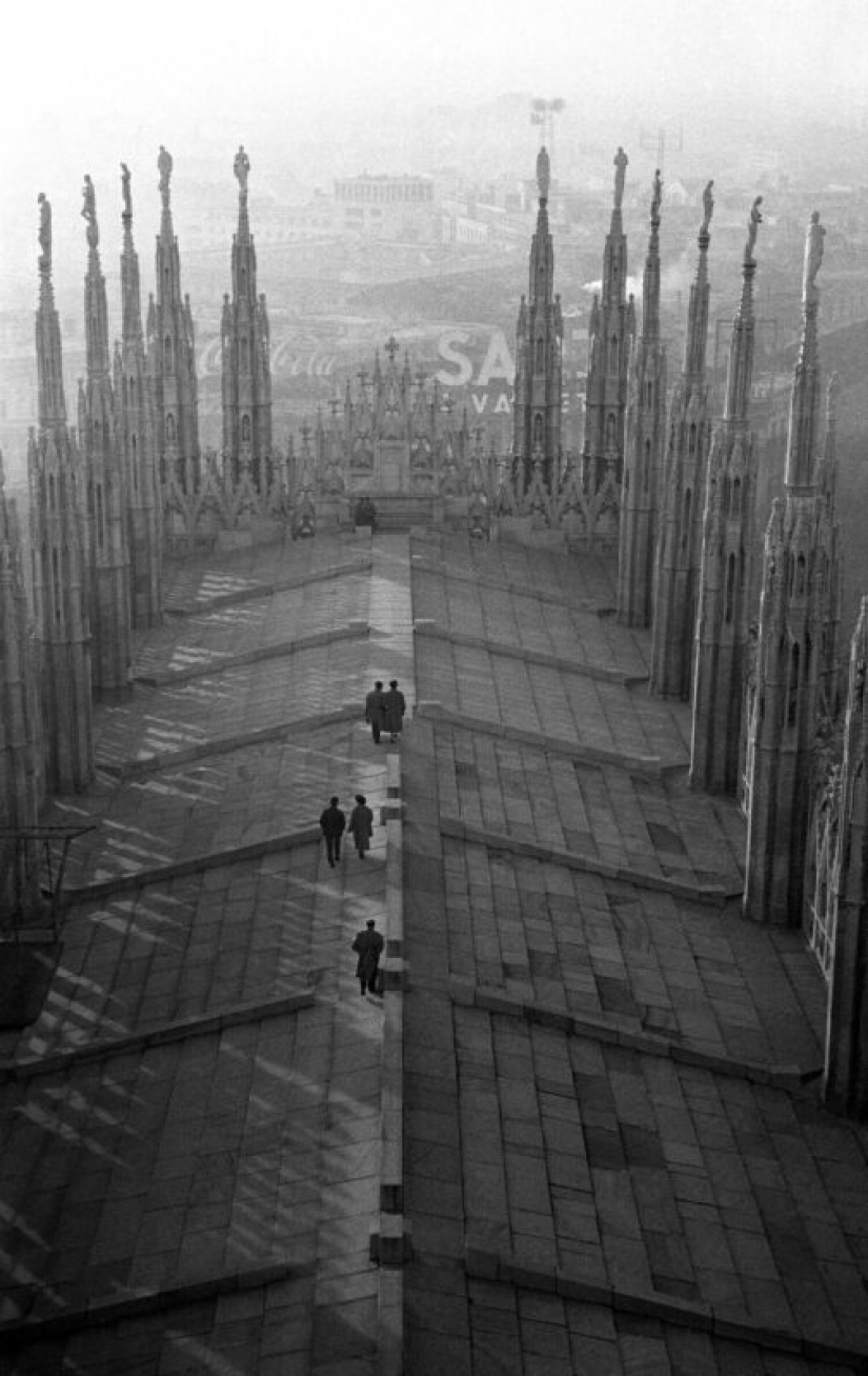 Hermosa Italia de los años 50 y 60 en marcos en blanco y negro de Paolo Di Paolo