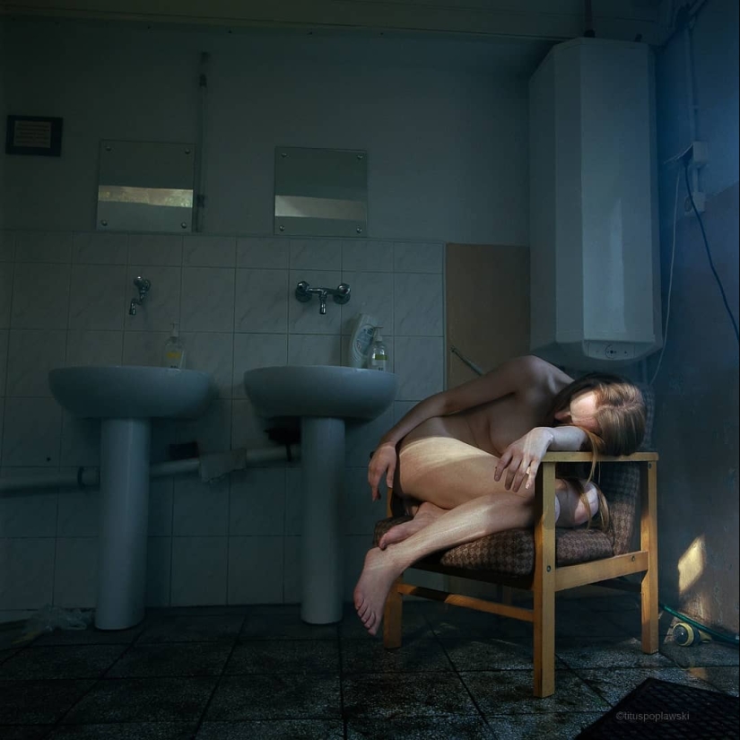 Hermoso, íntimo, surrealista: Titus Poplavsky y sus fotos