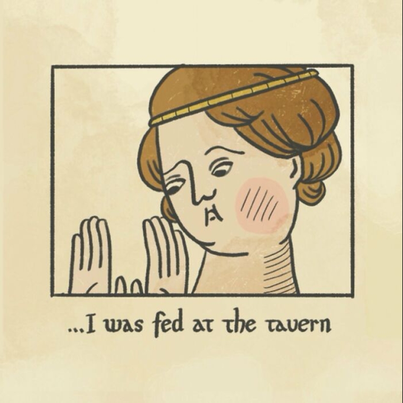 Hilarious Mix Of Modern Romance And Medieval Elegance Translated Into Comic, By This Artist