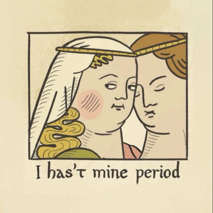 Hilarious Mix Of Modern Romance And Medieval Elegance Translated Into Comic, By This Artist